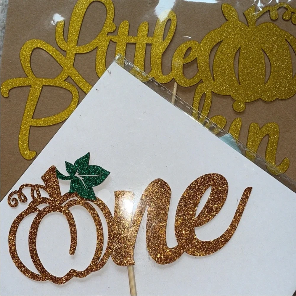 Fall First Birthday Party Decor - One & Little Pumpkin